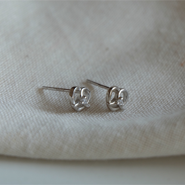 Plage(プラージュ)のNo.P2326⌇heart pierce ❪sv❫ ⌇silver925 レディースのアクセサリー(ピアス)の商品写真