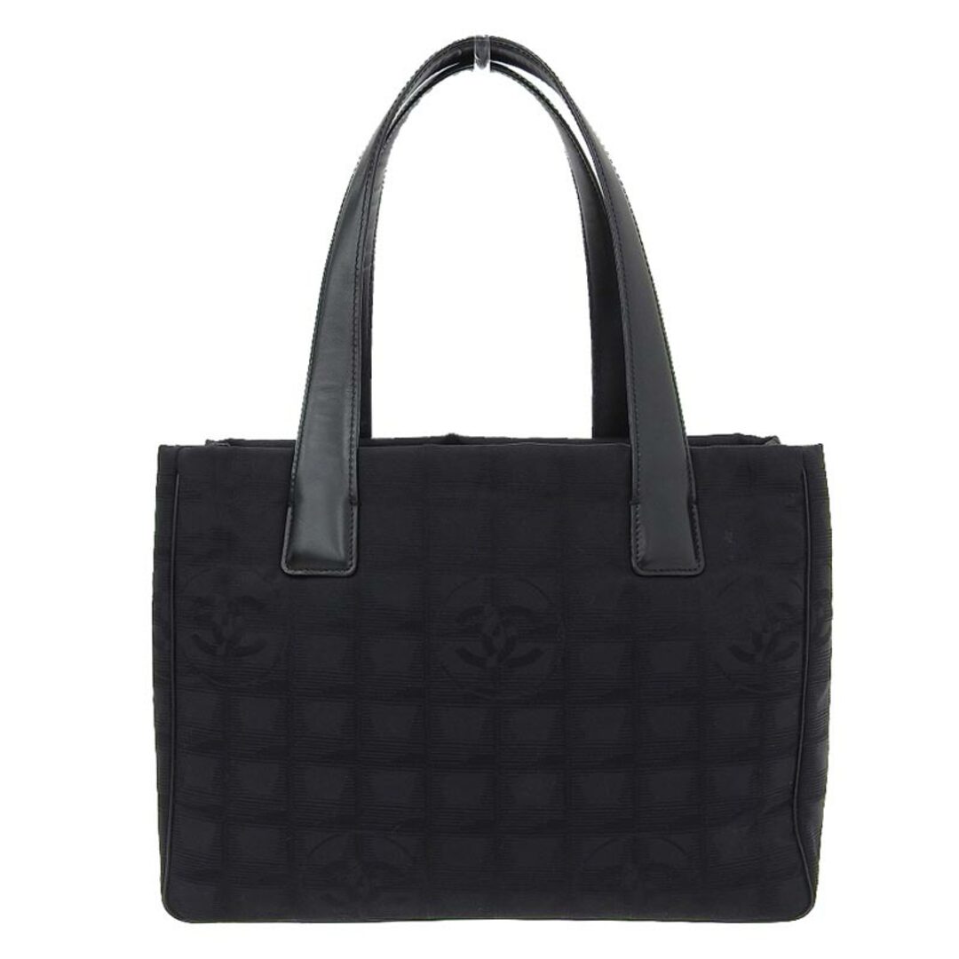 シャネル CHANEL ニュートラベルラインPM トートバッグ ナイロン レザー ブラック A50457 8番台  新入荷 CH0786