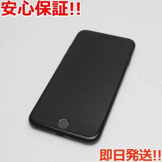 アイフォーン(iPhone)の美品 SIMフリー iPhone7 128GB ジェットブラック (スマートフォン本体)