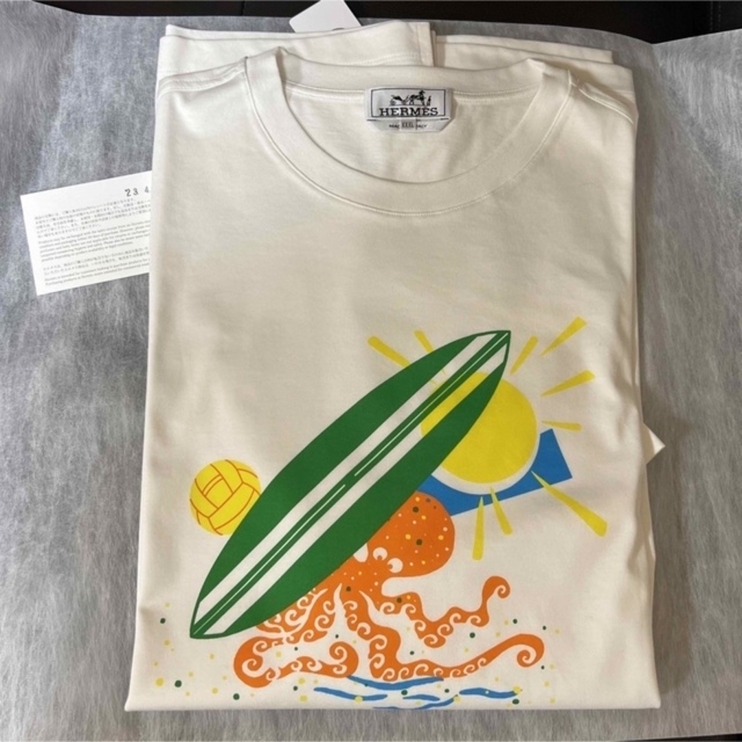 新品エルメス メンズ 2023 Tシャツ バーキン ケリー オクトパス