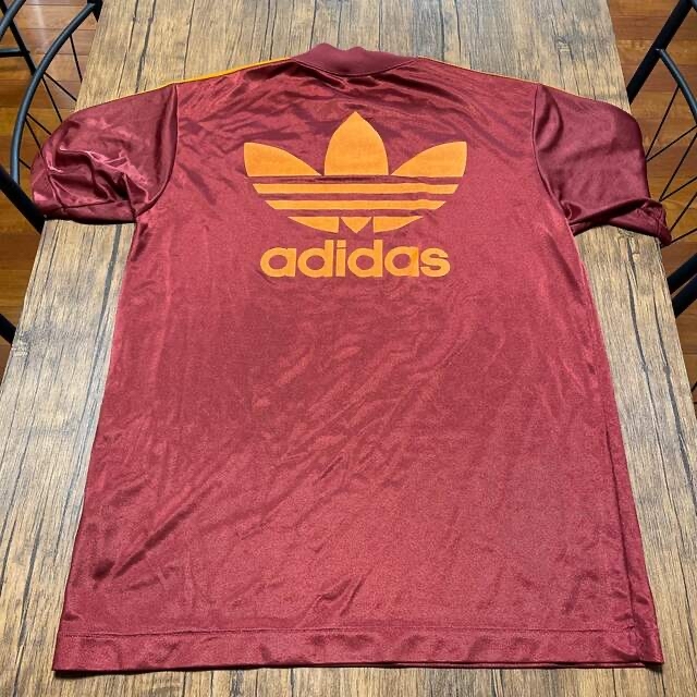 adidas(アディダス)の80s~90s『adidas』アディダス　ゲームシャツ　デサント製　ヴィンテージ メンズのトップス(Tシャツ/カットソー(半袖/袖なし))の商品写真