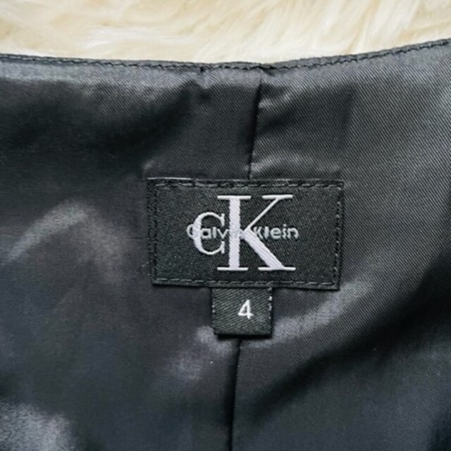 Calvin Klein(カルバンクライン)の【CALVIN KLEIN】カルヴァンクライン ドット柄ノースリーブワンピース レディースのワンピース(ひざ丈ワンピース)の商品写真