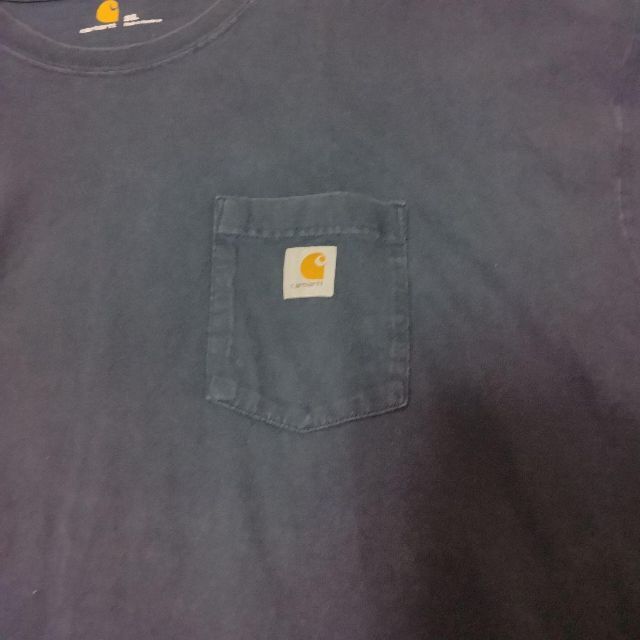 carhartt(カーハート)のCarhartt BIGサイズ Tシャツ 3XL ネイビー メンズのトップス(Tシャツ/カットソー(半袖/袖なし))の商品写真