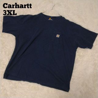 カーハート(carhartt)のCarhartt BIGサイズ Tシャツ 3XL ネイビー(Tシャツ/カットソー(半袖/袖なし))