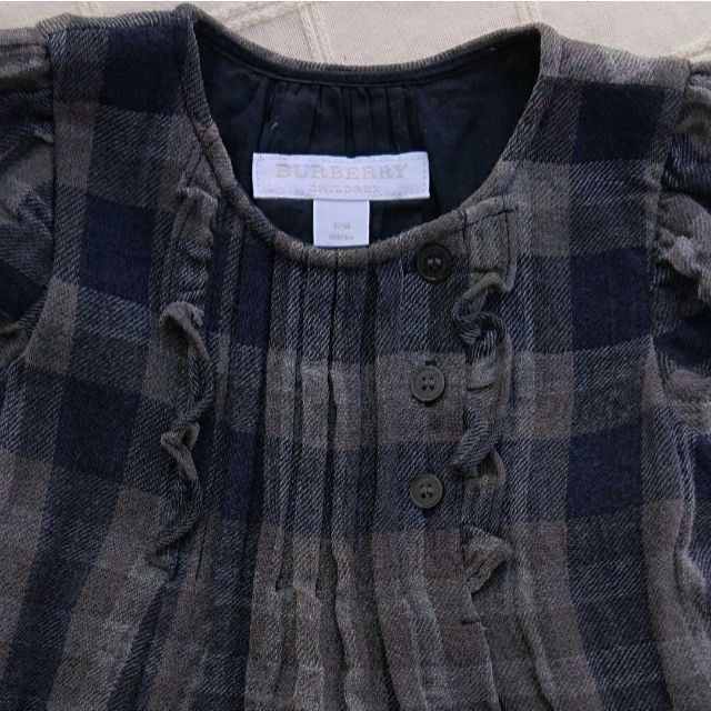 BURBERRY(バーバリー)の80　BURBERRY LONDON　グレーチェックのワンピース キッズ/ベビー/マタニティのベビー服(~85cm)(ワンピース)の商品写真