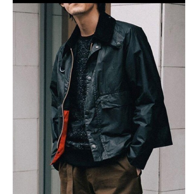 Barbour×URBS 22AWオイルドジャケット-