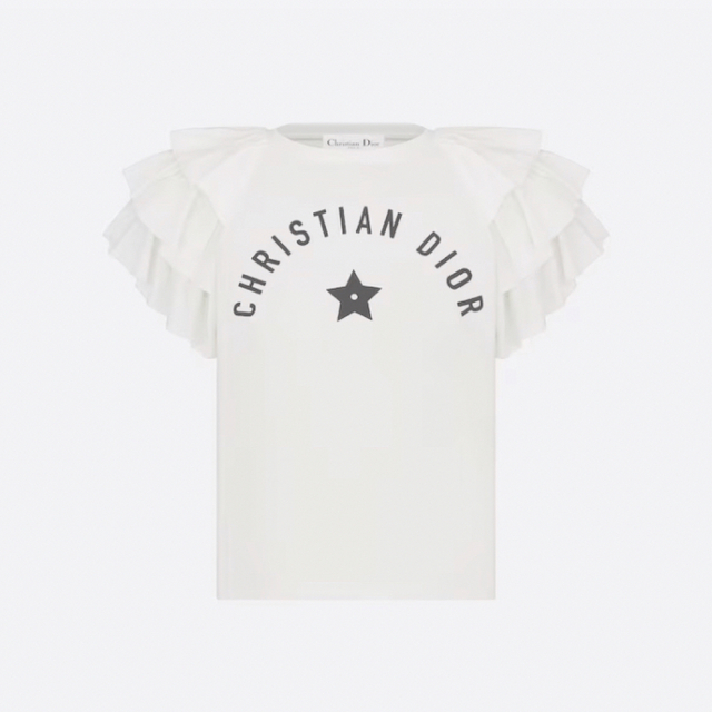 Christian Dior(クリスチャンディオール)のChristian  Dior ⚫️日本限定 コットンジャージーTシャツ レディースのトップス(Tシャツ(半袖/袖なし))の商品写真