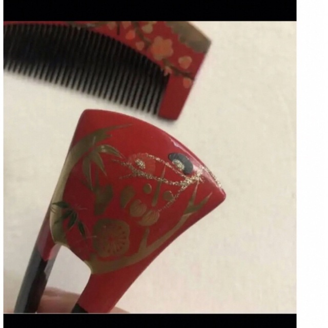 2点セット くし かんざし 着物 京都 和 和装 アンティーク