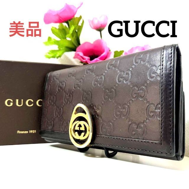 Gucci - ✨美品✨GUCCI グッチ 長財布 ジャガードGG キャンバス