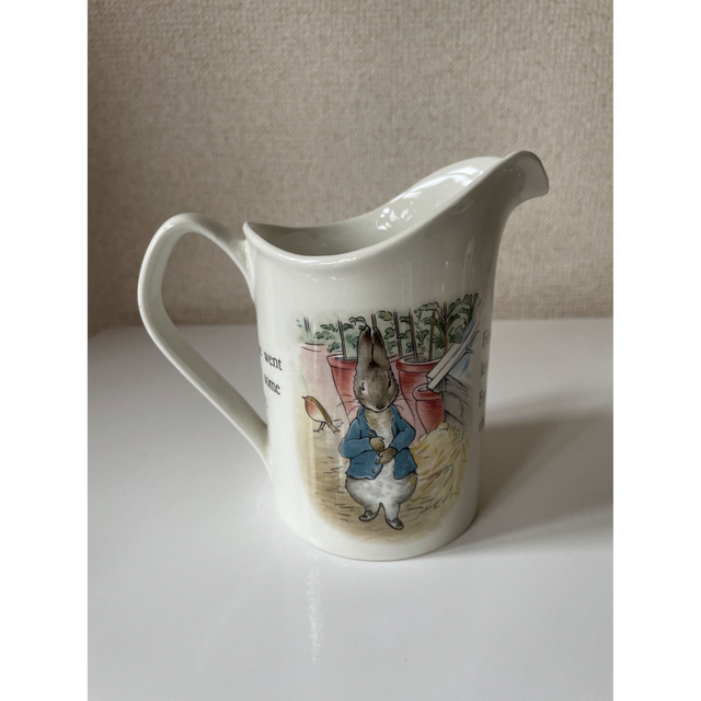 WEDGWOOD(ウェッジウッド)のウェッジウッド ピーターラビット ミルクポット 11.5cm クリーマー 水差し インテリア/住まい/日用品のキッチン/食器(食器)の商品写真