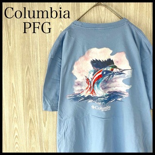 コロンビア(Columbia)のZ700コロンビアPFG半袖Tシャツワンポイントロゴバックプリントくすみカラー(Tシャツ/カットソー(半袖/袖なし))