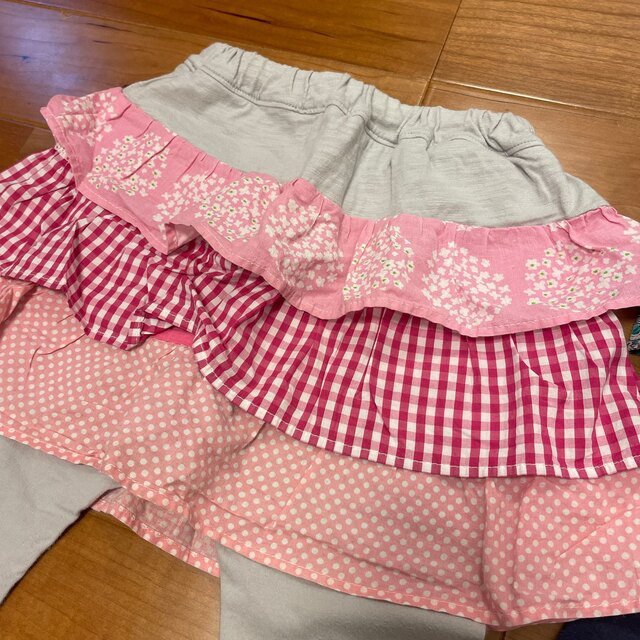 RAG MART(ラグマート)の110サイズ rag mart レギンス付きスカート　スカート　レギンス キッズ/ベビー/マタニティのキッズ服女の子用(90cm~)(スカート)の商品写真