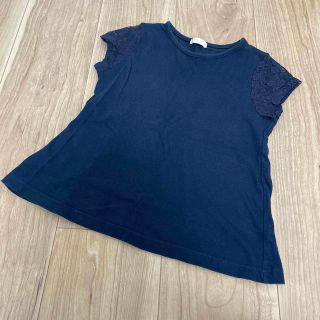 ジーユー(GU)のGU☆size110 ネイビー　トップス(Tシャツ/カットソー)