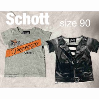 ショット(schott)のschott Tシャツ　2枚セット　サイズ90 ショット　男の子(Tシャツ/カットソー)