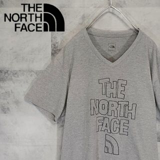 ザノースフェイス(THE NORTH FACE)のTHE NORTH FACE ザノースフェイス VネックTシャツ キャンプ L(Tシャツ/カットソー(半袖/袖なし))