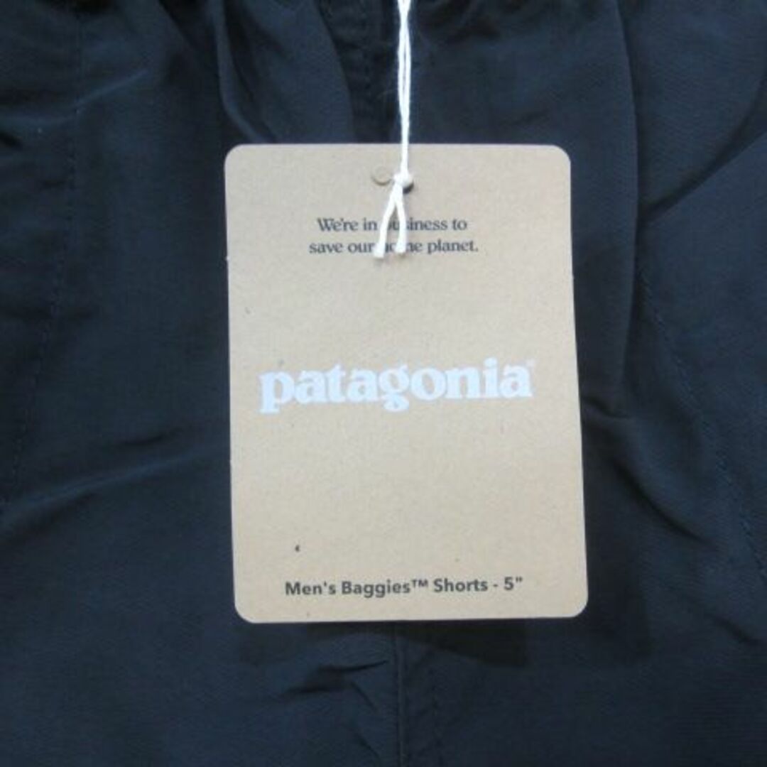 patagonia(パタゴニア)の【新品】 [M] 5インチ 57022 バギーズ ショーツ パタゴニア bk 黒 メンズのパンツ(ショートパンツ)の商品写真