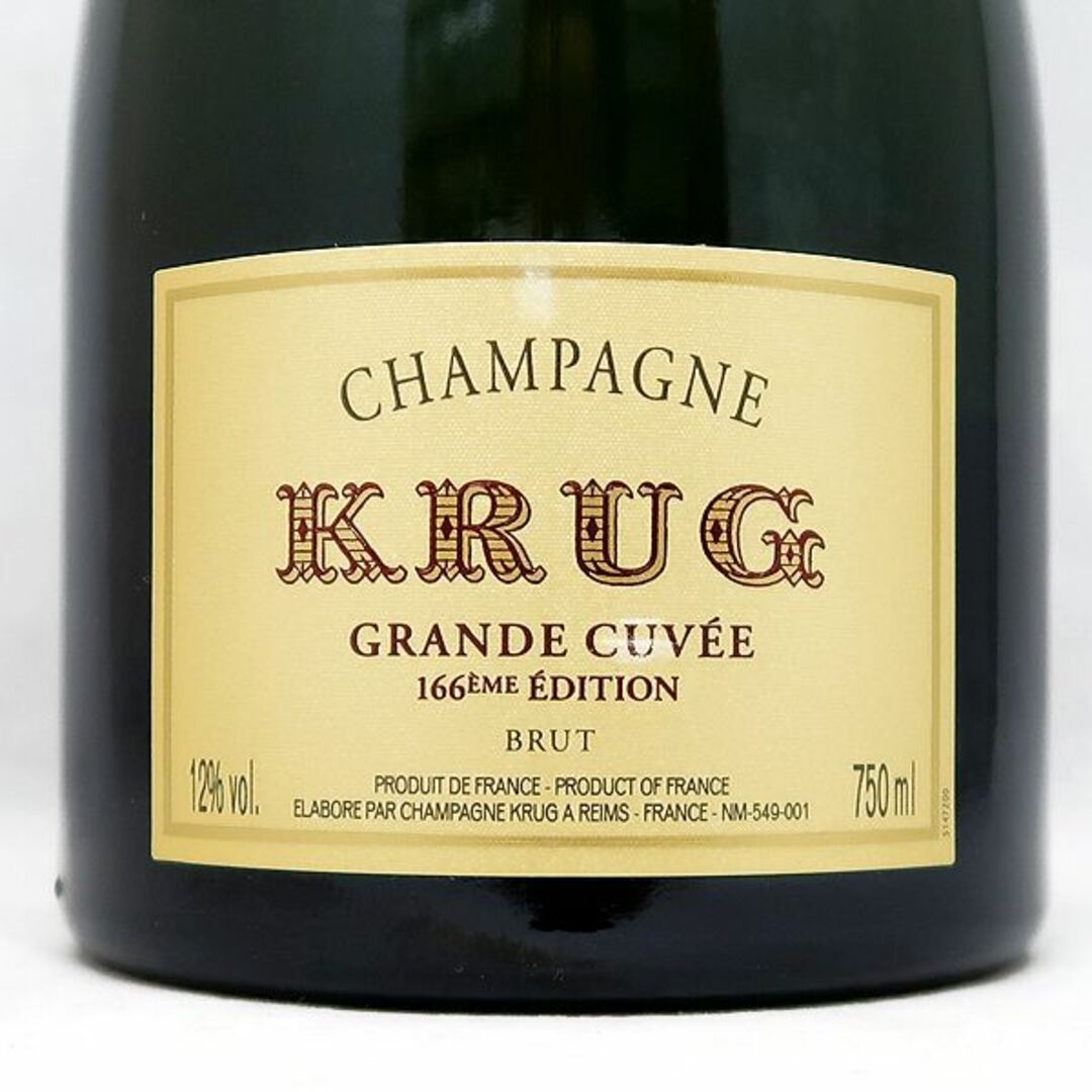 Krug - 正規品 KRUG クリュッグ エディション 166EME フルボトル 750ml
