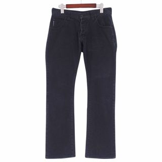 アルマーニジーンズ(ARMANI JEANS)のアルマーニジーンズ ARMANI JEANS パンツ デニムパンツ コットン 無地 ボトムス メンズ 30 ブラック(デニム/ジーンズ)