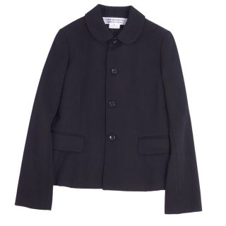 コムデギャルソン(COMME des GARCONS)の美品 コムデギャルソン COMME des GARCONS コムコム ジャケット ロングスリーブ ウール アウター レディース S ブラック(その他)