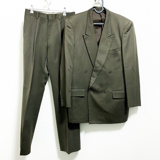 90's vintage double setup suit tailored