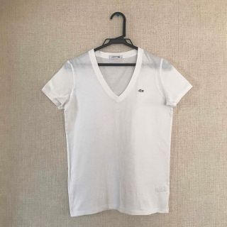 ラコステ(LACOSTE)のLACOSTE ラコステ◆ワンポイントTシャツ　白(Tシャツ(半袖/袖なし))