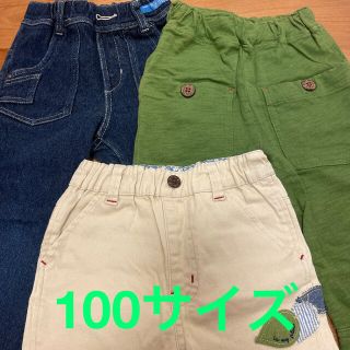 ラグマート(RAG MART)の100サイズ　rag mart パンツ　3本　デニム　7分丈　まとめ売り(パンツ/スパッツ)