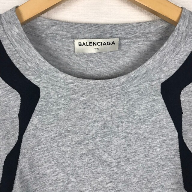 美品 BALENCIAGA バレンシアガ 半袖Tシャツ グレー サイズXS - Tシャツ ...