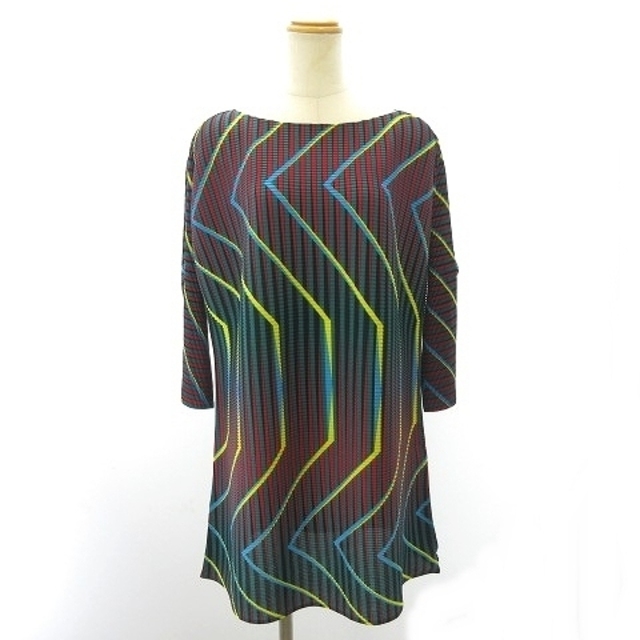 ISSEY MIYAKE - 美品 16AW 横プリーツ チュニック カットソー