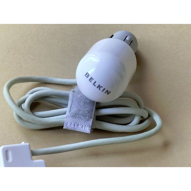 【新品・便利】BELKIN Mobile Power Cord for iPod 自動車/バイクの自動車(車内アクセサリ)の商品写真