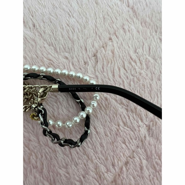再入荷好評 CHANEL - シャネル サングラス ラウンドフレーム パール