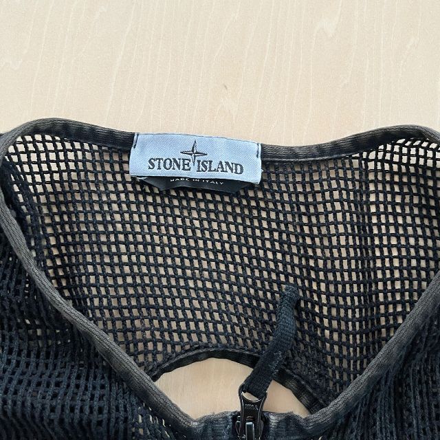 STONE ISLAND コットンメッシュガーメントダイ ベスト Lサイズ 2