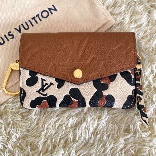 ルイヴィトン(LOUIS VUITTON)のほぼ未使用✨ ルイヴィトン ポシェット クレ NM レオパード M80692(コインケース)