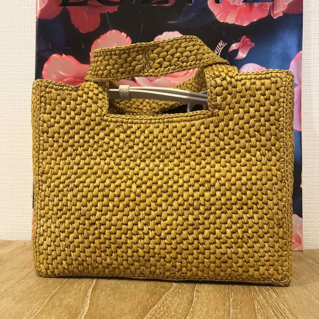 ☆新品未使用☆正規品☆ロエベ☆LOEWE☆フォントトート☆ラフィア☆がごバッグ