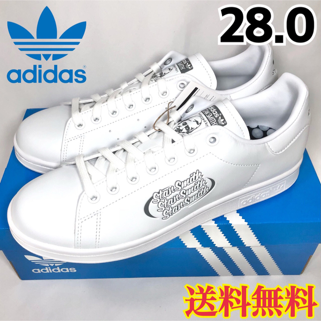 adidas(アディダス)の【新品】アディダス スタンスミス スニーカー ホワイト ロゴ 28.0 メンズの靴/シューズ(スニーカー)の商品写真