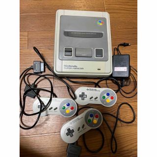 スーパーファミコン　本体　任天堂(家庭用ゲーム機本体)