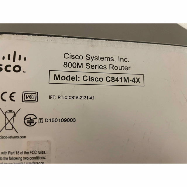 CISCO ルーター、52ポートハブセット