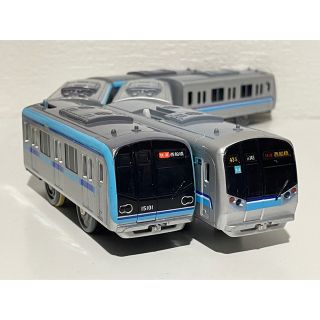 プラレール  東京メトロ東西線ダブルセット　05系×15000系　絶版品(鉄道模型)