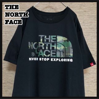 ザノースフェイス(THE NORTH FACE)の【ノースフェイス】半袖Tシャツ　デカロゴ　迷彩　カモフラ　ゴールドウイン　黒16(Tシャツ/カットソー(半袖/袖なし))