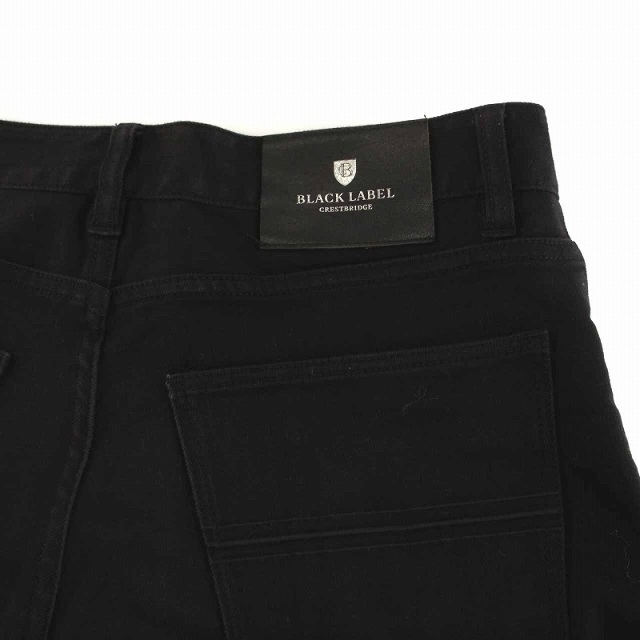 BLACK LABEL CRESTBRIDGE(ブラックレーベルクレストブリッジ)のBLACK LABEL CRESTBRIDGE パンツ スリム 73 黒 メンズのパンツ(スラックス)の商品写真