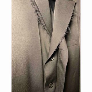 23SS 新品yohjiyamamoto pour homme 裁ち切りロングJ