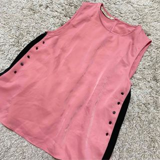 ザラ(ZARA)のピンク♡ノースリーブ♡ZARA♡スナイデル♡フレイアイディー♡トゥモローランド(シャツ/ブラウス(半袖/袖なし))