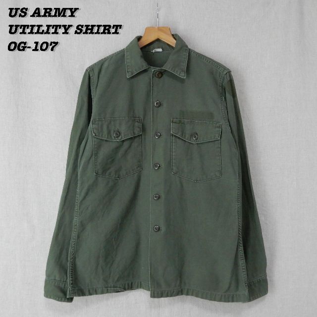 US ARMY UTILITY SHIRT OG-107 1966s 15.5のサムネイル