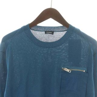 DIESEL K-NAVAJO KNIT WEAR ニット L ターコイズ