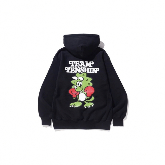 TEAM TENSHIN × VERDY ケラップ Hoodie ブラック L