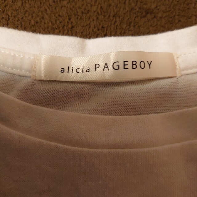 PAGEBOY(ページボーイ)のチュール付き カットソー レディースのトップス(カットソー(半袖/袖なし))の商品写真