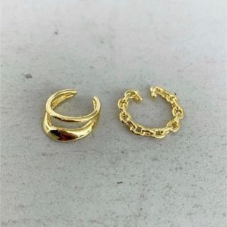 フリークスストア(FREAK'S STORE)のMetal earcuff set gold No.415(イヤーカフ)