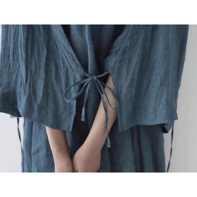 nest Robe - 美品 nest Robe ネストローブ リネンガーゼショート