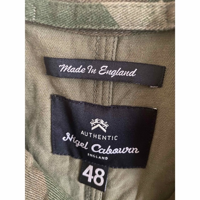 NIGEL CABOURN　NOTCH WORK VESTカモフラワークベスト