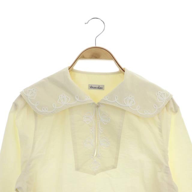 steven alan(スティーブンアラン)のスティーブンアラン EMBROIDERY BIG COLLAR BLOUSE レディースのトップス(シャツ/ブラウス(長袖/七分))の商品写真