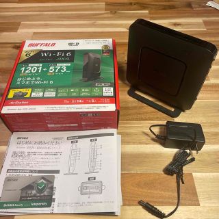 バッファロー(Buffalo)のBUFFALO Wi-Fiルーター WSR-1800AX4S-BK(PC周辺機器)